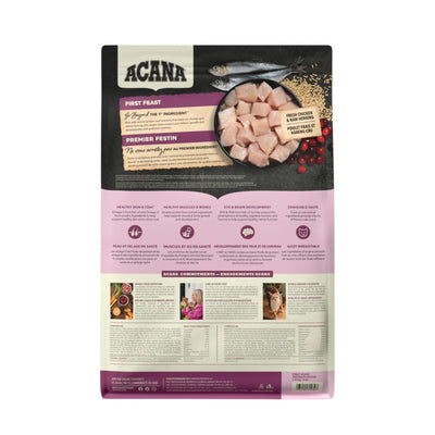 ACANA Cat First Feast, Hrana Uscata pentru Pisici Junior, cu Pui si Hering, Startul Perfect pentru Pisoi, 340g / 1.8kg