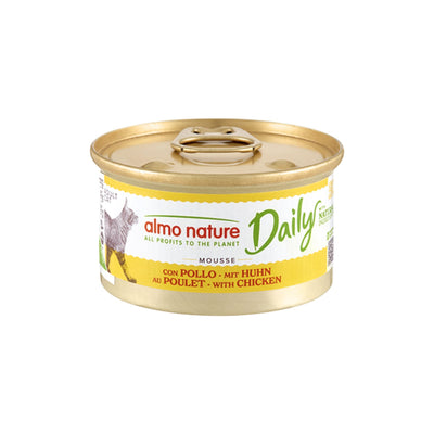 ALMO NATURE Daily, Hrana Umeda pentru Pisici (Pate), cu Pui, Fara Cereale, Conserva, 85g