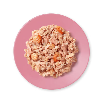 APPLAWS Conserva, Hrana Umeda pentru Pisici, Adult, cu File de Ton si Creveti Intregi, 100% Natural, 70g / 156g