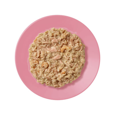 APPLAWS Plic, Hrana Umeda Complementara pentru Pisici Adulte, cu File de Ton si Creveti in Supa, 100% Natural, 70g