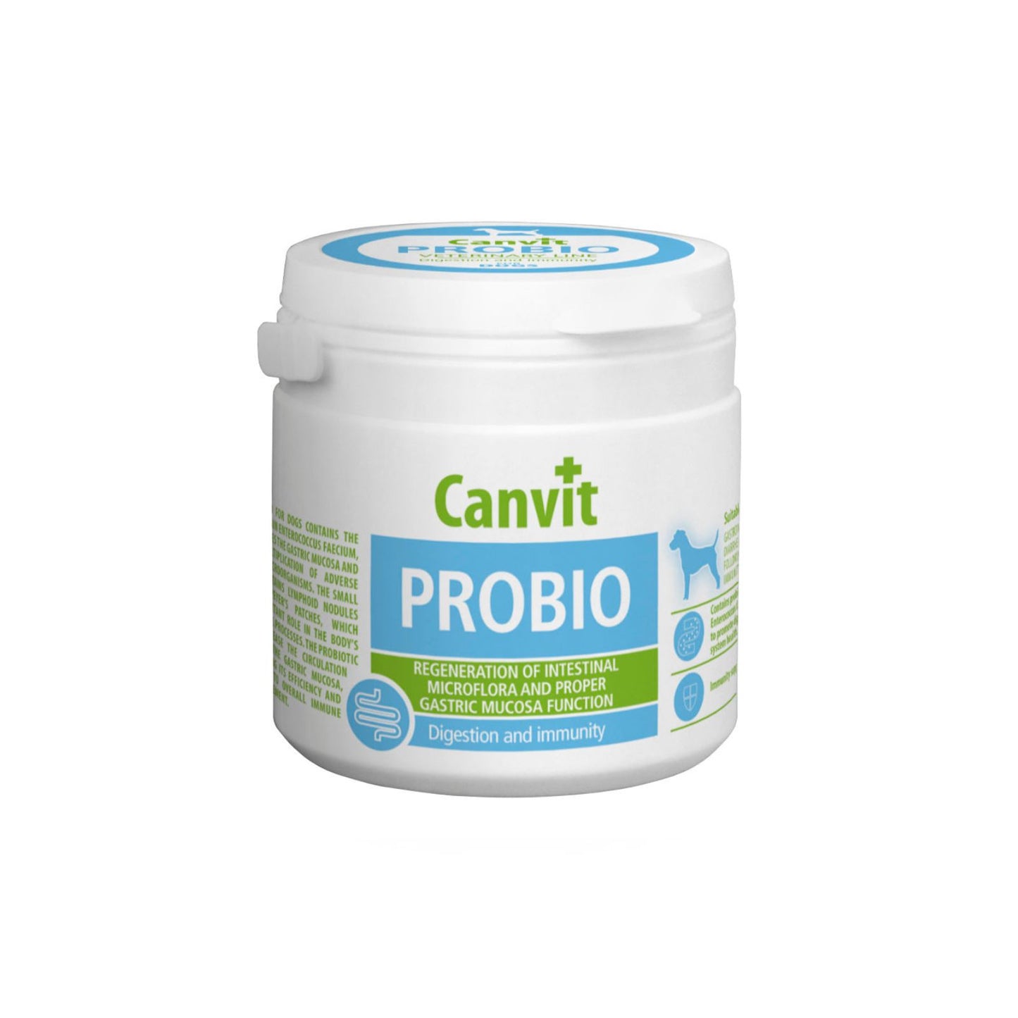 Canvit Probio Caini - Complex Probiotic pentru Digestie si Refacerea Florei Intestinale, Pudra 100g