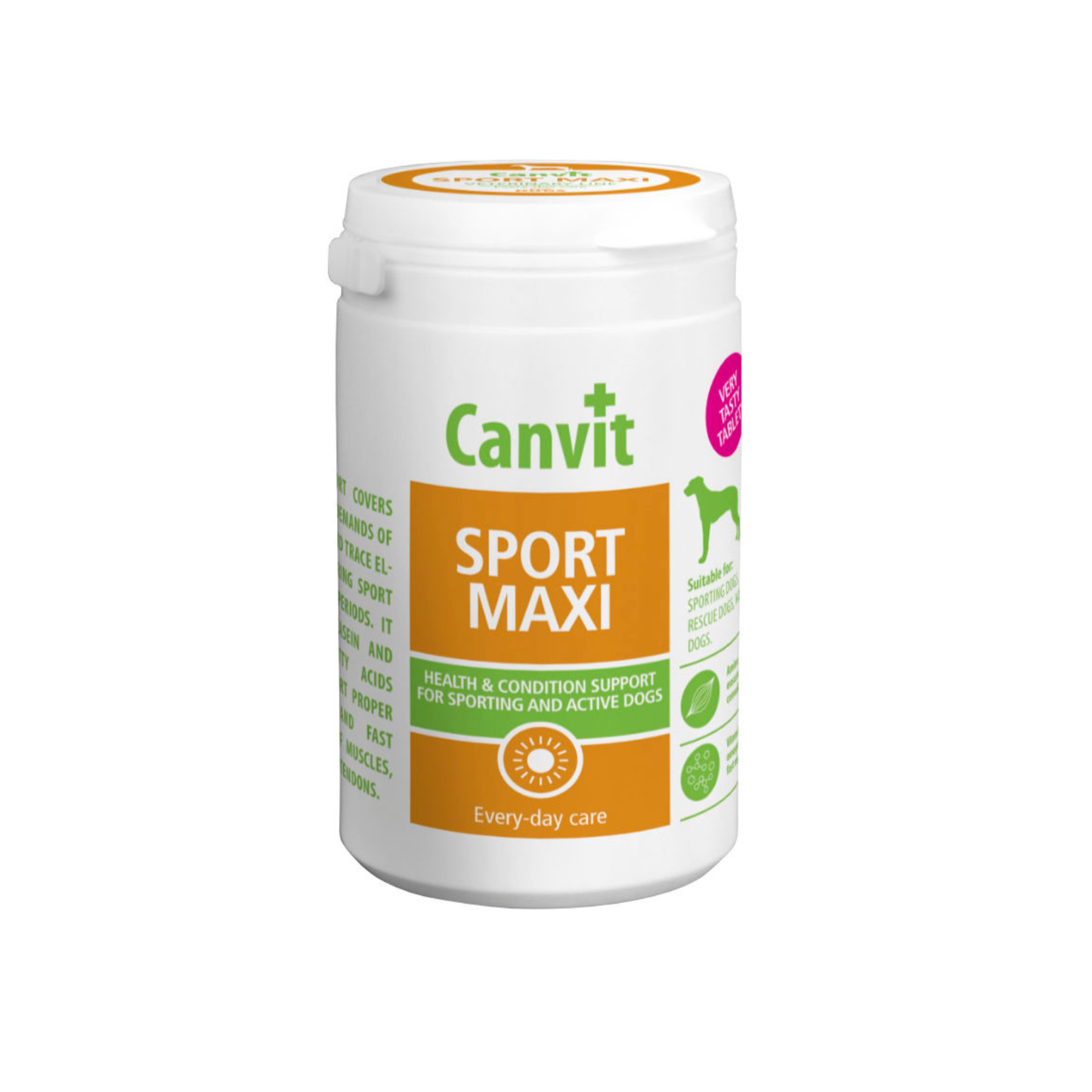 Canvit Sport MAXI - Energie si Regenerare Musculara pentru Caini Activi, Talie Mare (>25kg), 230g