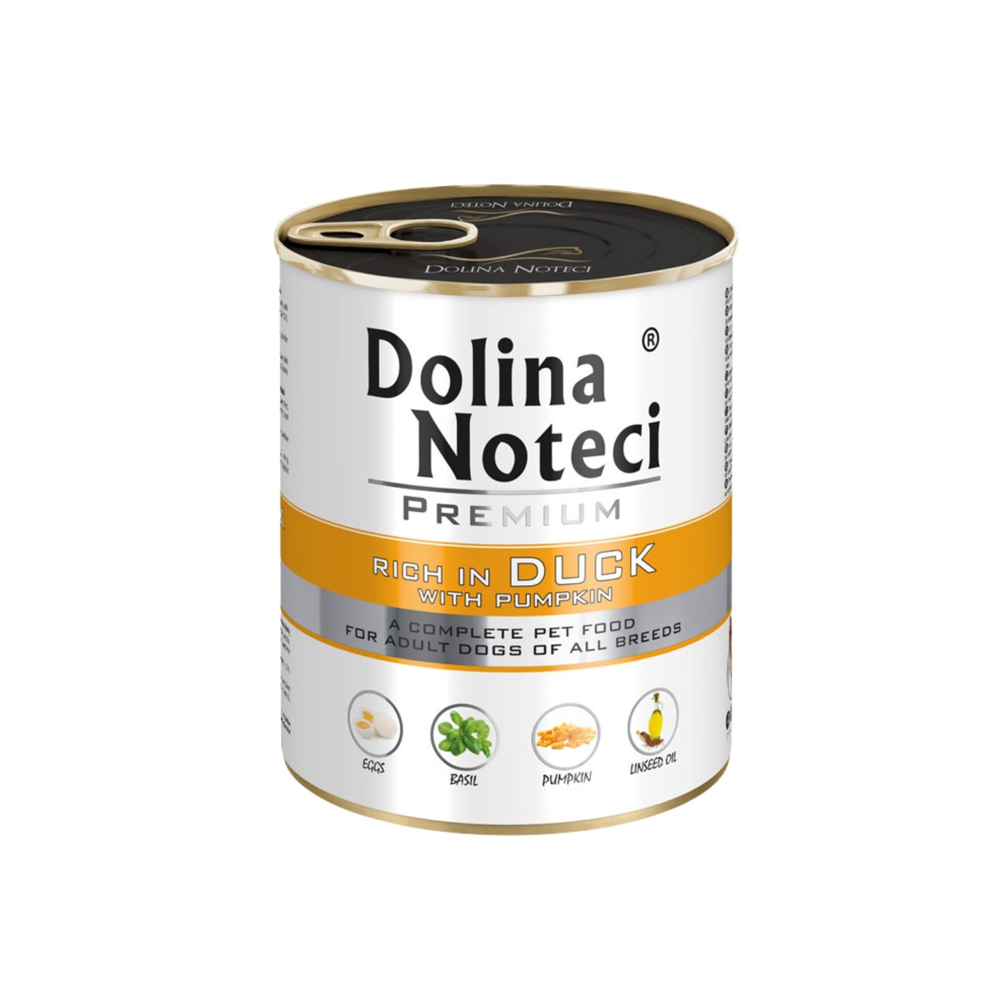 Dolina Noteci Premium, Hrana Umeda pentru Caini, cu Rata si Dovleac, Fara Cereale, 800g