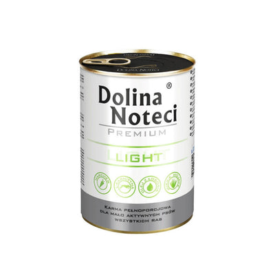 Dolina Noteci Premium Light Hrana Umeda pentru Caini Supraponderali, Controlul Greutatii, Fara Cereale, 400g
