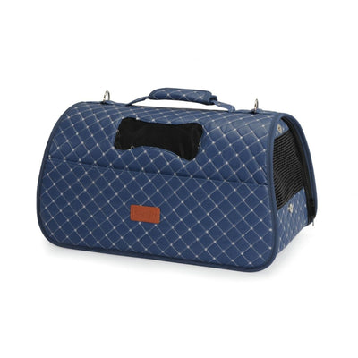 Geanta de Transport Camon pentru Caini Mici si Pisici, Albastra (42x25x25 cm)