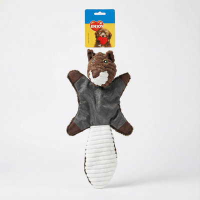 Jucarie pentru Caini Enjoy, Lup din Material Raiat si In, 39 cm