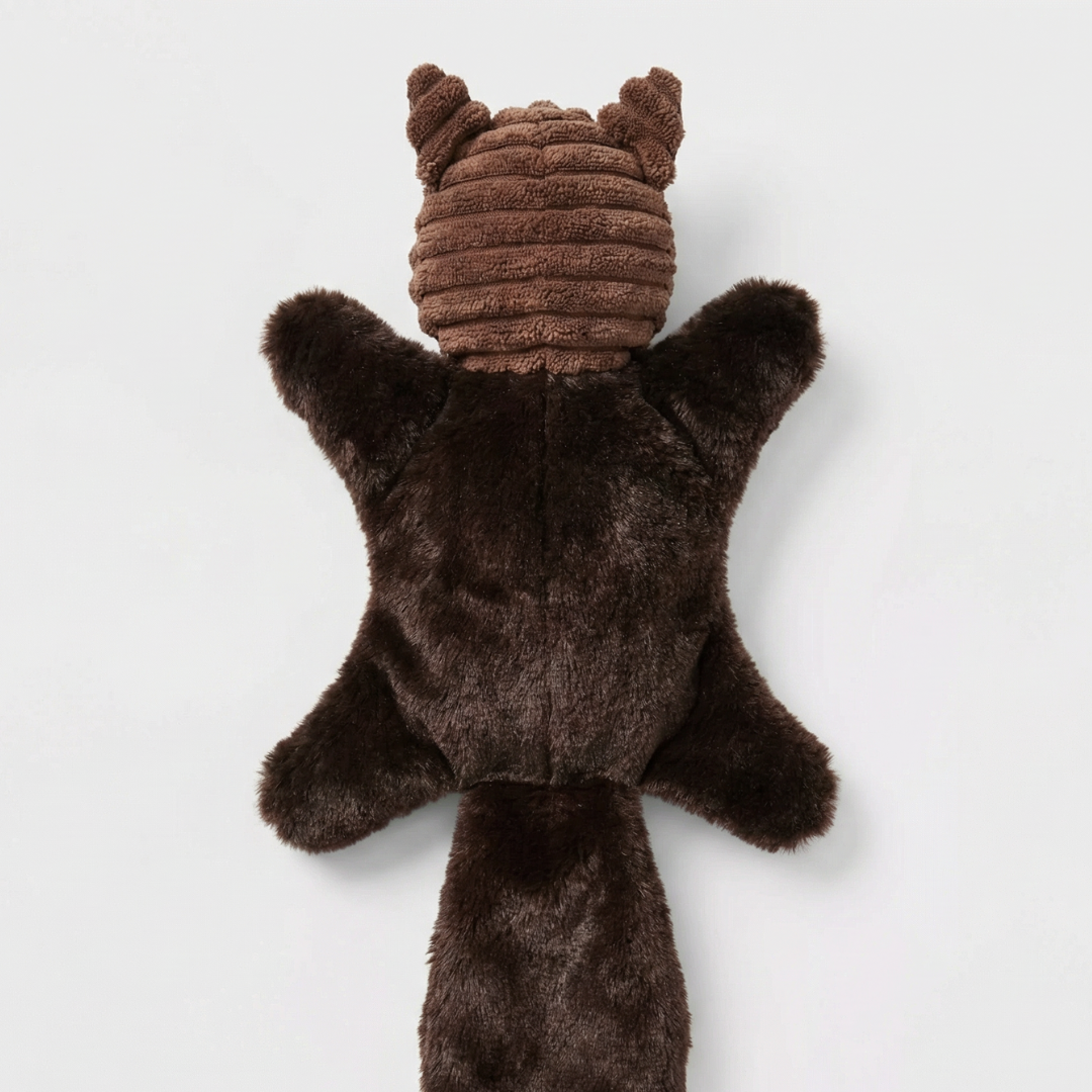 Jucarie pentru Caini Enjoy, Lup din Material Raiat si In, 39 cm