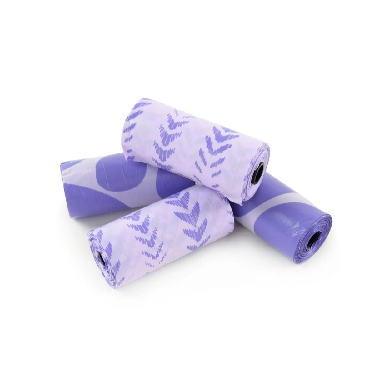 Leopet Pungi Igienice Parfumate pentru Caine, Liliac, Set 4 role