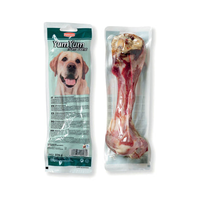 Padovan Yum Yum, Recompensa pentru Caini cu Sunca, Os Natural cu Carne, 370g