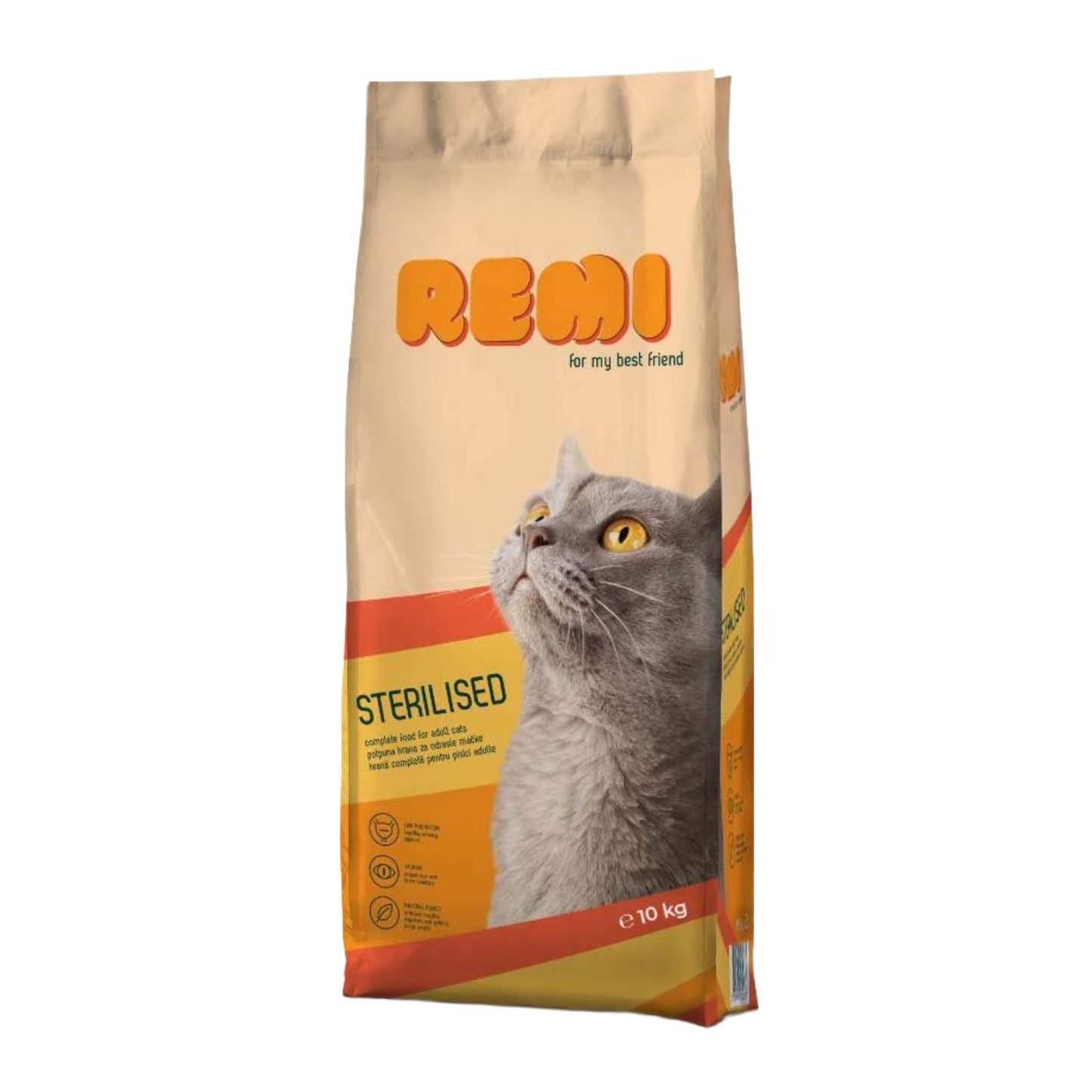 REMI Sterilized, Hrana Uscata pentru Pisici Sterilizate, cu Pui, 10kg