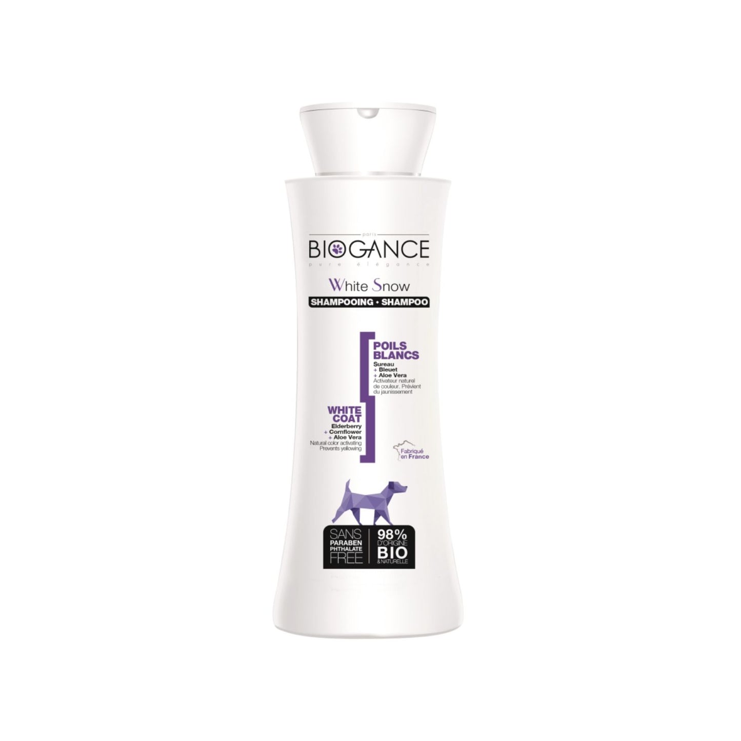 Sampon Biogance White Spray – Formula Naturala pentru Blana Alba, 250ml