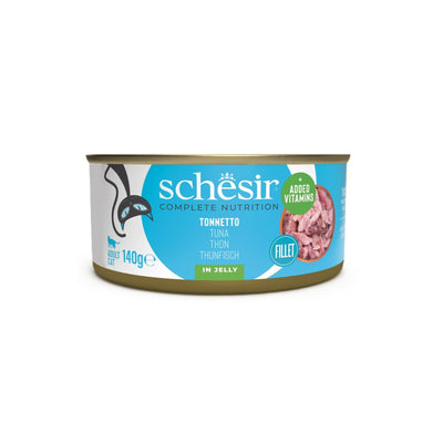 Schesir Hrana Umeda pentru Pisici Adult, Conserva Ton in Jeleu 140g