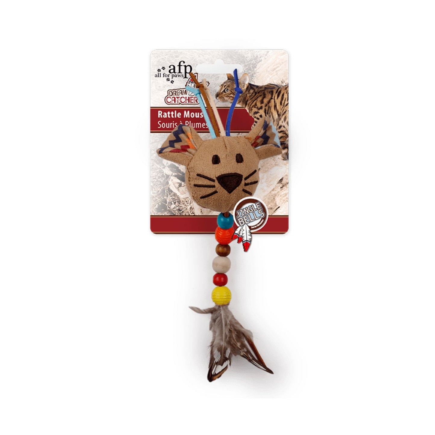 ALL FOR PAWS Dream Catcher, Soricel Zornaitor, Jucarie pentru Pisici, 22cm