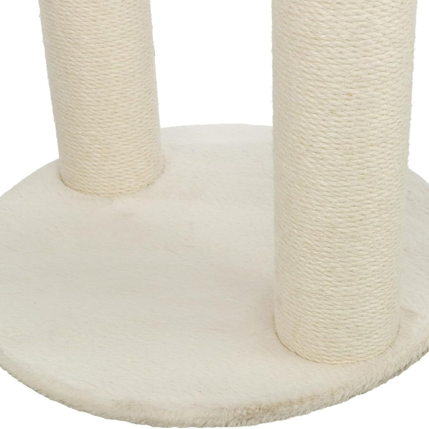 Trixie Ansamblu de Joaca pentru Pisici Leo cu Stalp Sisal, Platforma si Jucarie, Crem, 48x82x10 cm
