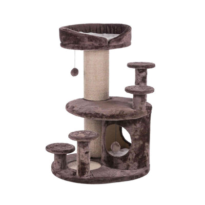 Trixie Emil Ansamblu de Joaca pentru Pisici, Recomandat pentru Pisici Senior, Inaltime 96 cm, Maro