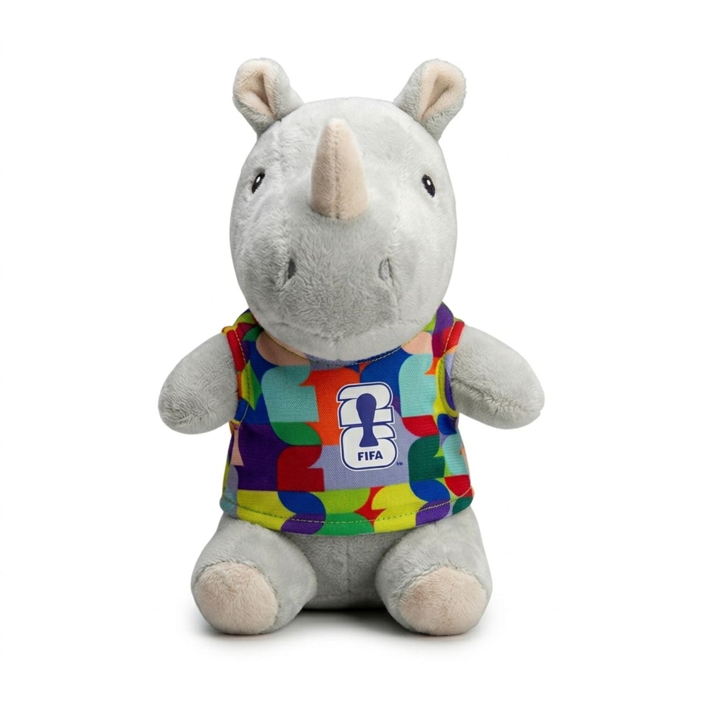 Trixie FIFA 2026 Jucarie Caini Rinocer Raymond din Plus, Editie Limitata, 27cm, Gri