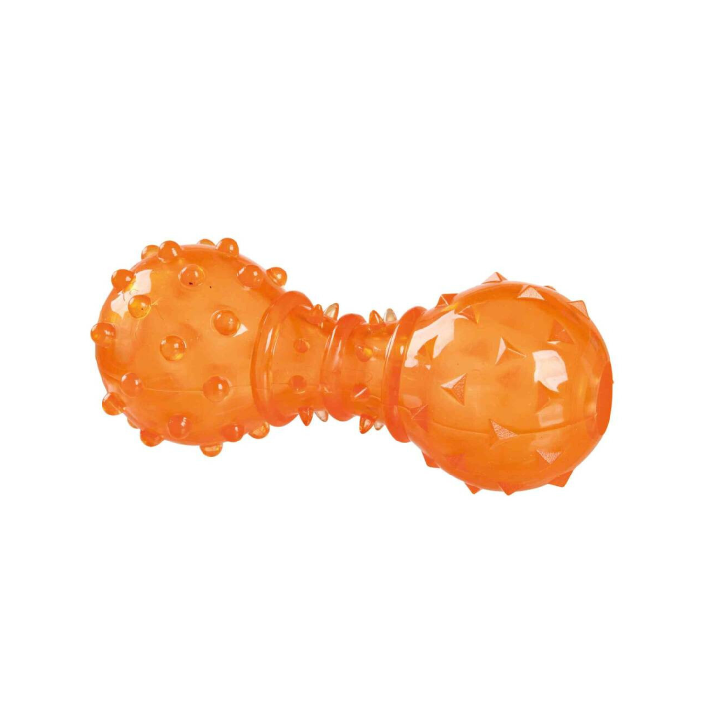 Trixie Jucarie Pentru Caini, Gantera Eliberare Recompense, Portocaliu, 12 cm