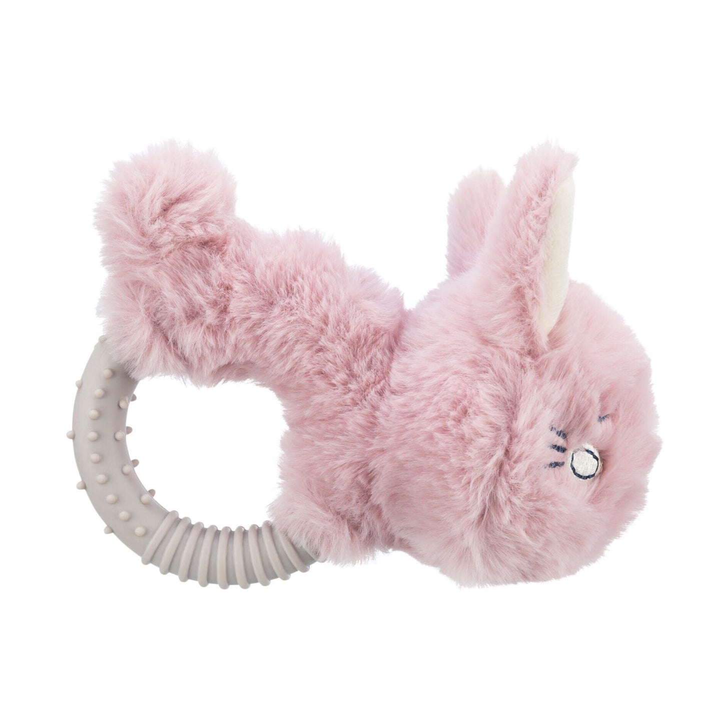 Trixie Jucarie Pentru Caini, Junior, Iepuras (Inel), Plus/TPR, 14 cm