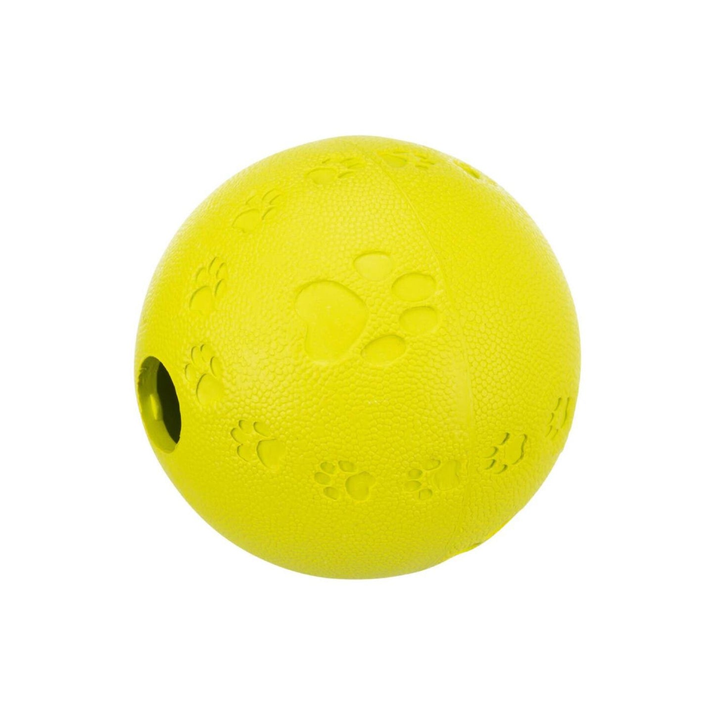 Trixie Jucarie Pentru Caini, Minge Eliberare Recompense, Cauciuc, Lime, 9 cm