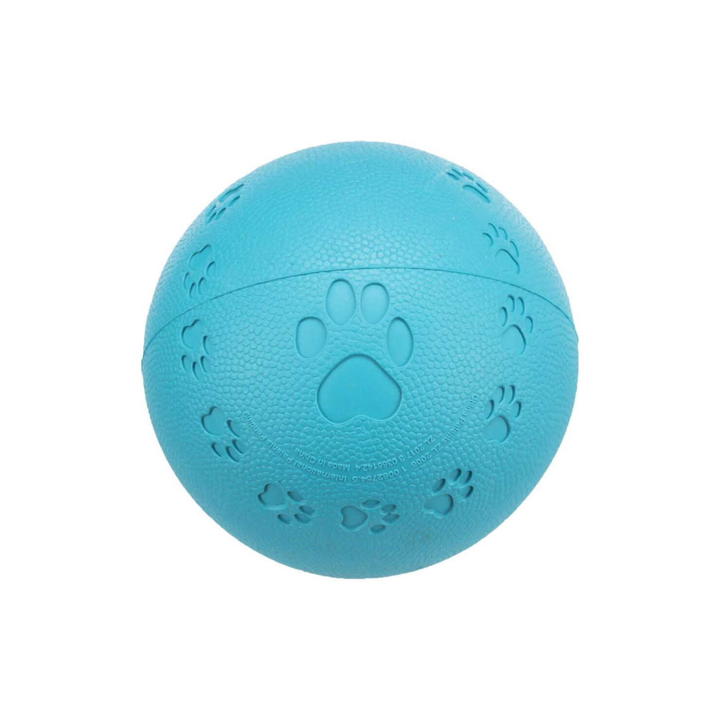 Trixie Jucarie Pentru Caini, Minge, Cauciuc, Cu Sunet, Albastru, 9 cm