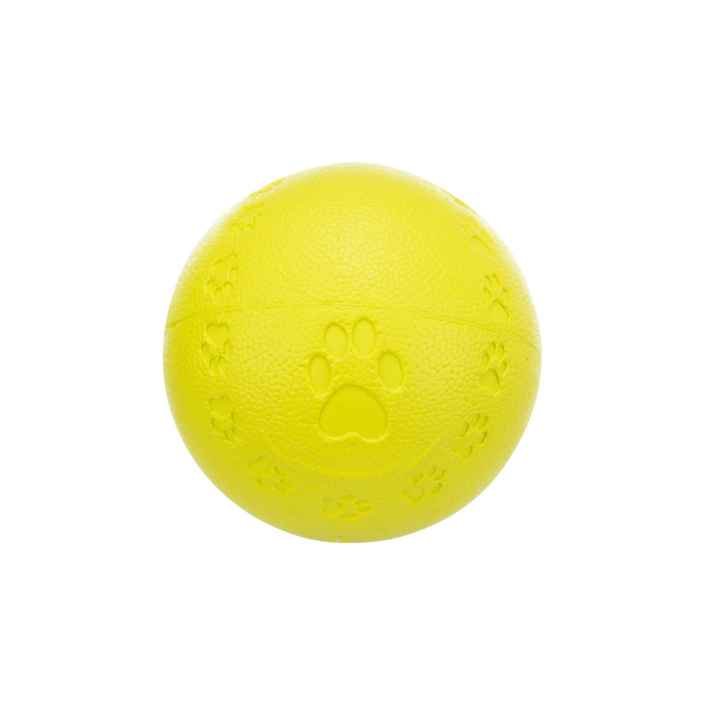 Trixie Jucarie Pentru Caini, Minge, Cauciuc, Cu Sunet, Lime, 7 cm