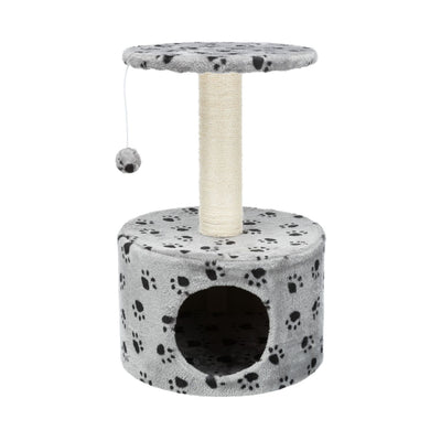 Trixie Toledo Ansamblu de Joaca pentru Pisici, Model Gri cu Labute, Diametru Baza 39 cm, Inaltime 61 cm