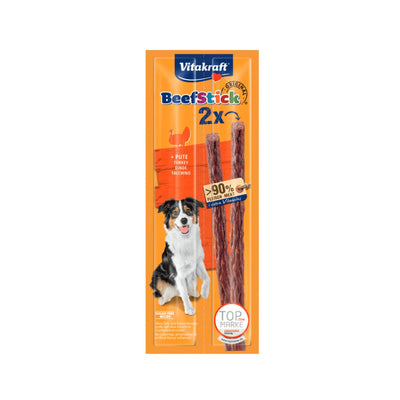 Vitakraft Duo Beef Stick, Recompense pentru Caini cu Pasare, 2 bucati, 24g