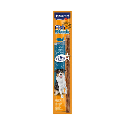 Vitakraft Fish Stick, Recompensa pentru Caini cu Somon, 15g