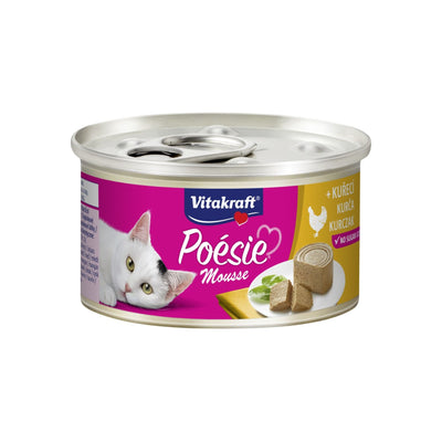Vitakraft Poesie Mousse, Hrana Umeda pentru Pisici, cu Pui, 85g