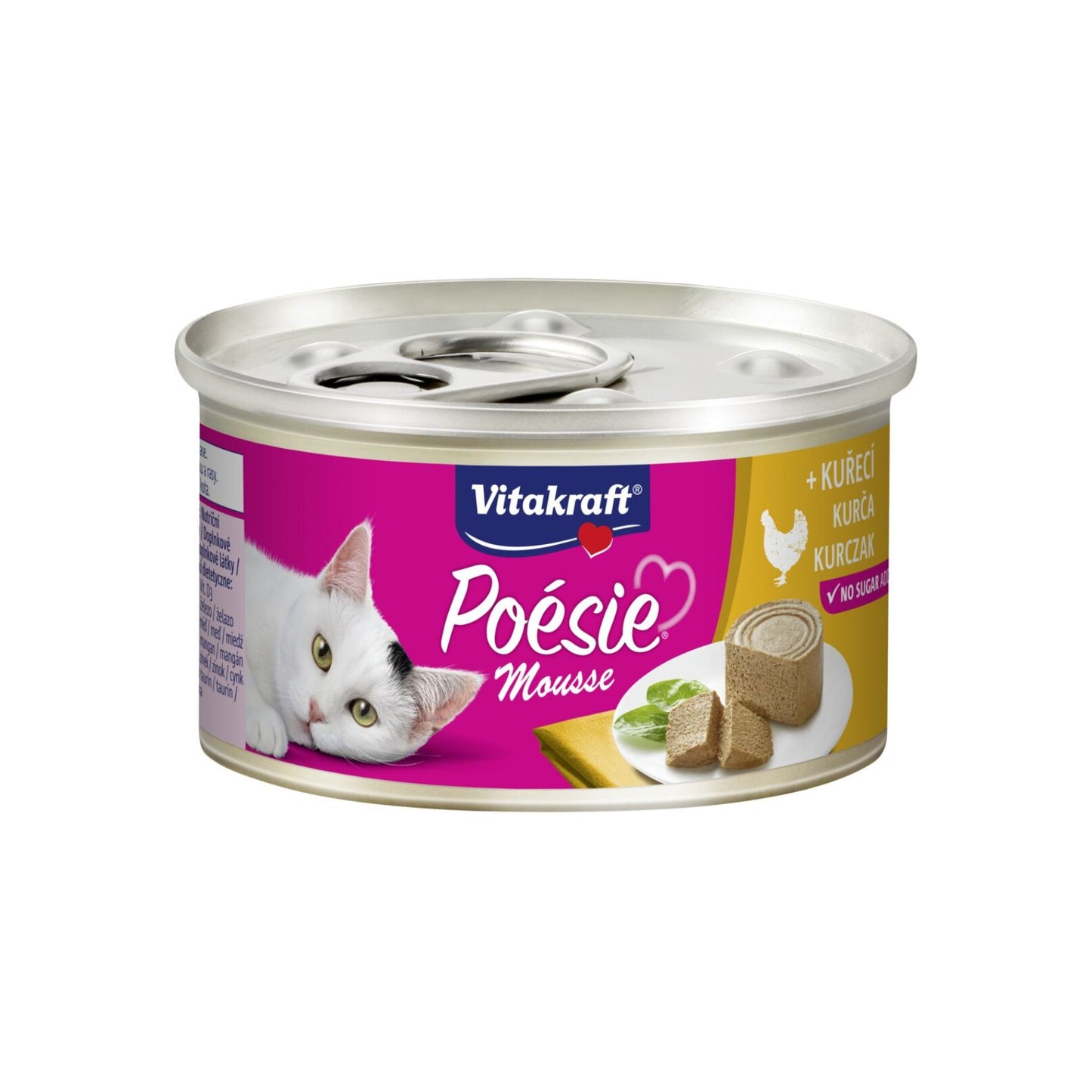 Vitakraft Poesie Mousse, Hrana Umeda pentru Pisici, cu Pui, 85g