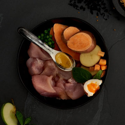 Canagan Free Range Chicken, Hrana Uscata pentru Caini, Adult si Junior, cu Pui Crescut in Aer Liber & Cartof Dulce, Fara Cereale, 12kg / 2kg