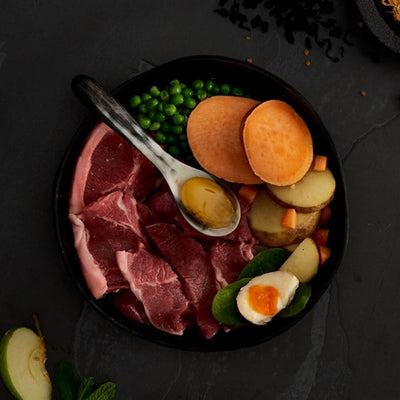 Canagan Grass-Fed Lamb, Hrana Uscata pentru Caini, Adult si Junior, cu Miel Crescut cu Iarba si Cartof Dulce, Fara Cereale, 12kg / 2kg