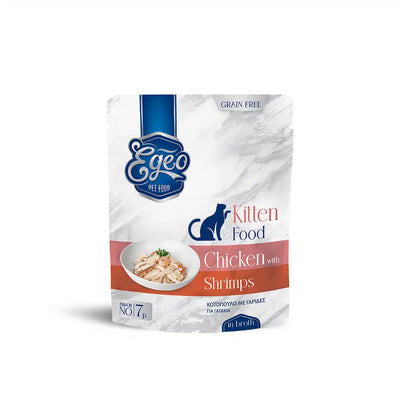 EGEO Kitten – Pui cu Creveti in Sos 85g