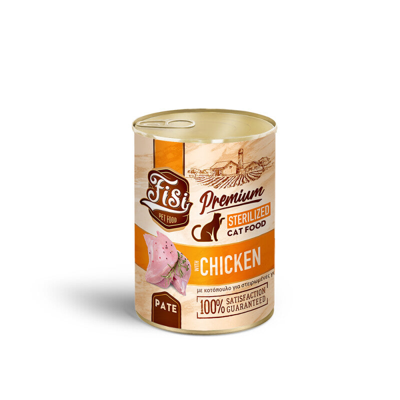 FISI Cat Sterilized Chicken Pâté 400gr