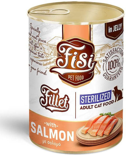 Fille Cat Adult Salmon in Jelly Sterilized 400gr