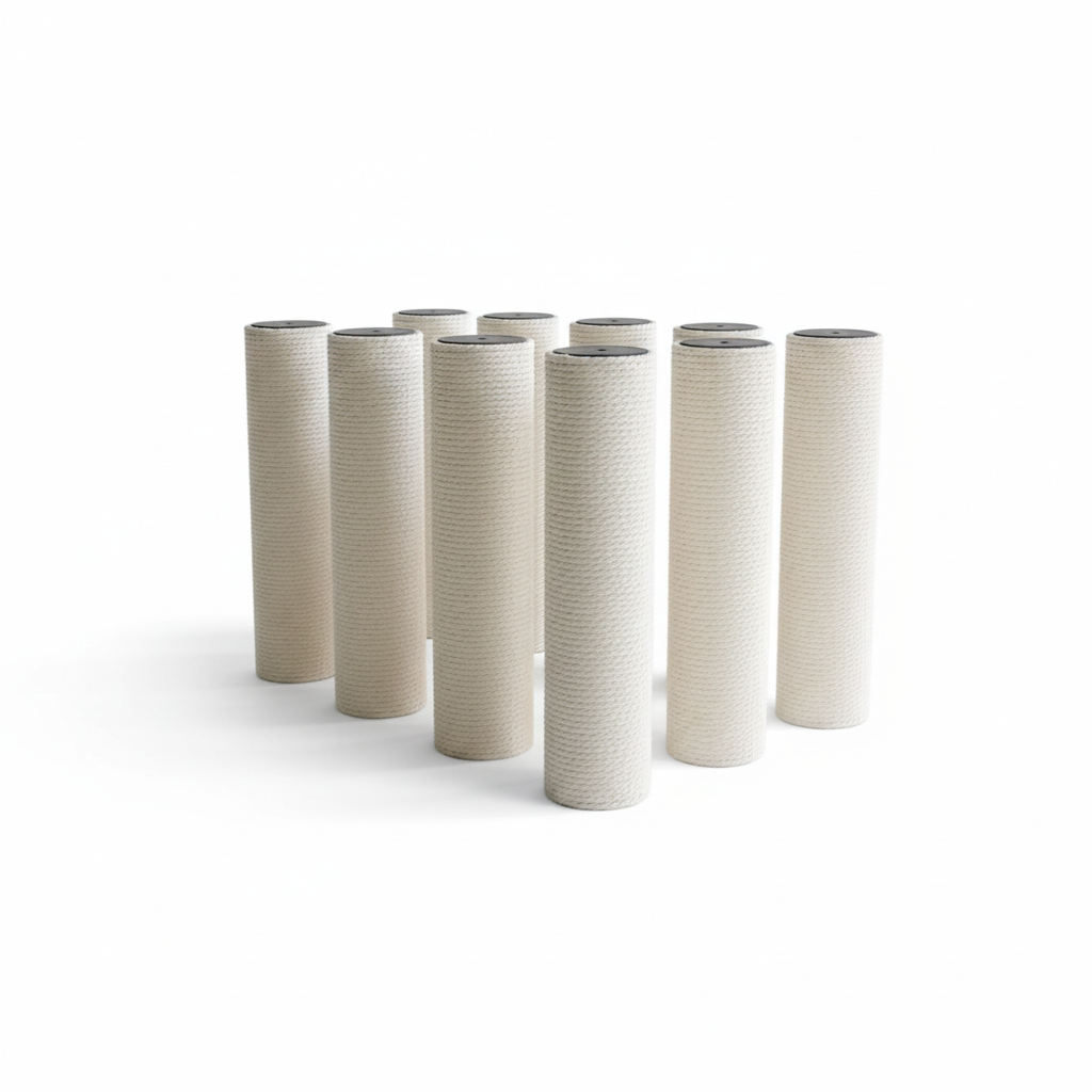 Meraki Home Set stalpi din sfoara de hartie pentru inlocuire, IVORY LOFT TOWER