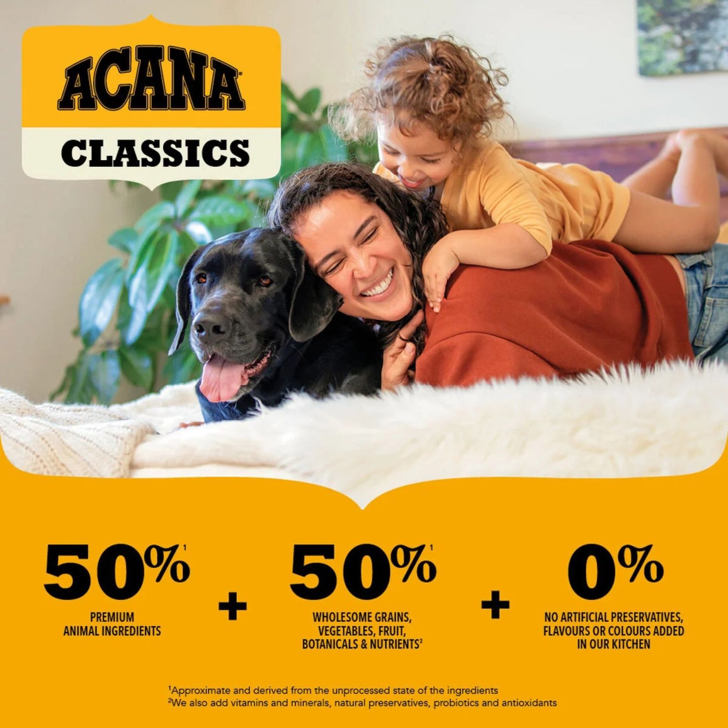 ACANA Classics Prairie Poultry, Hrana Uscata pentru Caini de Toate Taliile si Varstele, cu Pui, 2kg / 14.5kg