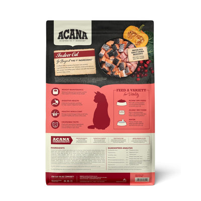 ACANA Highest Protein Indoor Cat, Hrana Uscata pentru Pisica Adult de Interior, cu Pui, Pastrav si Somon, Fara Cereale, 4.5 kg