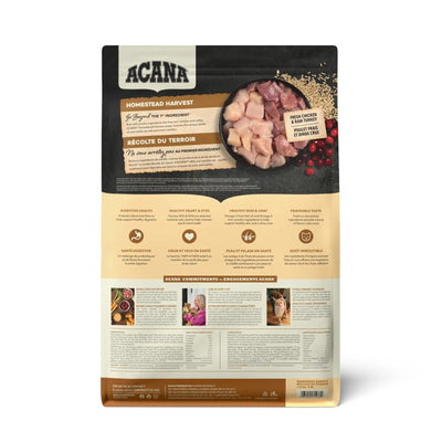 ACANA Homestead Harvest, Hrana Uscata pentru Pisici Adulte, cu Pui si Curcan, 1.8kg / 4.5kg