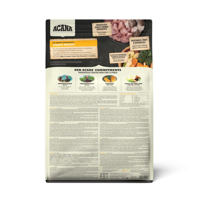 ACANA Puppy Medium Breed, Hrana Uscata Caini Junior Talie Medie, cu Pui, Cambula si Hering, Fara Cereale, 2kg / 11.4 kg / 17kg