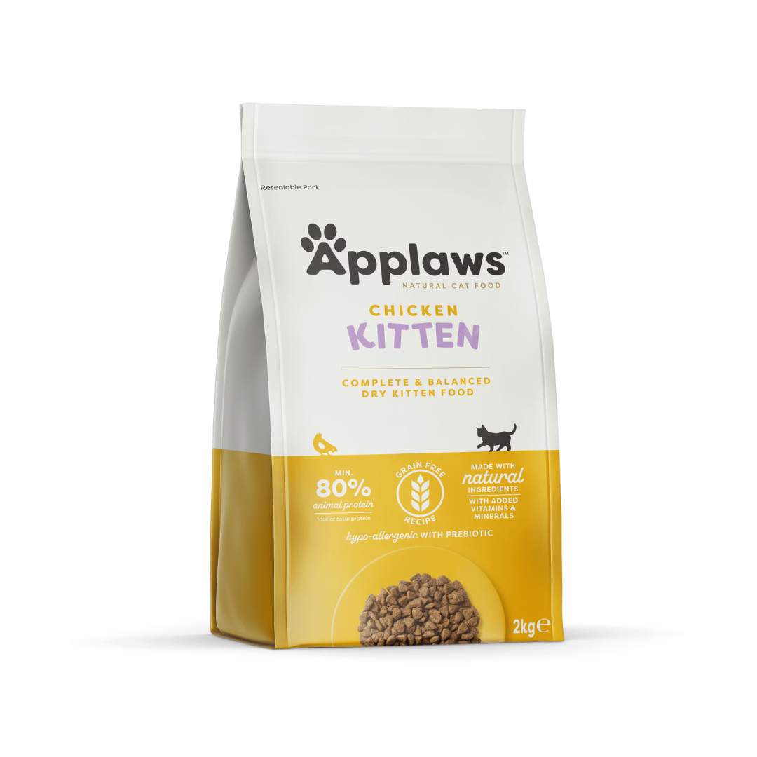 APPLAWS Hrana Uscata cu Pui pentru Pisoi, Junior, Fara Cereale, 2kg / 7.5kg