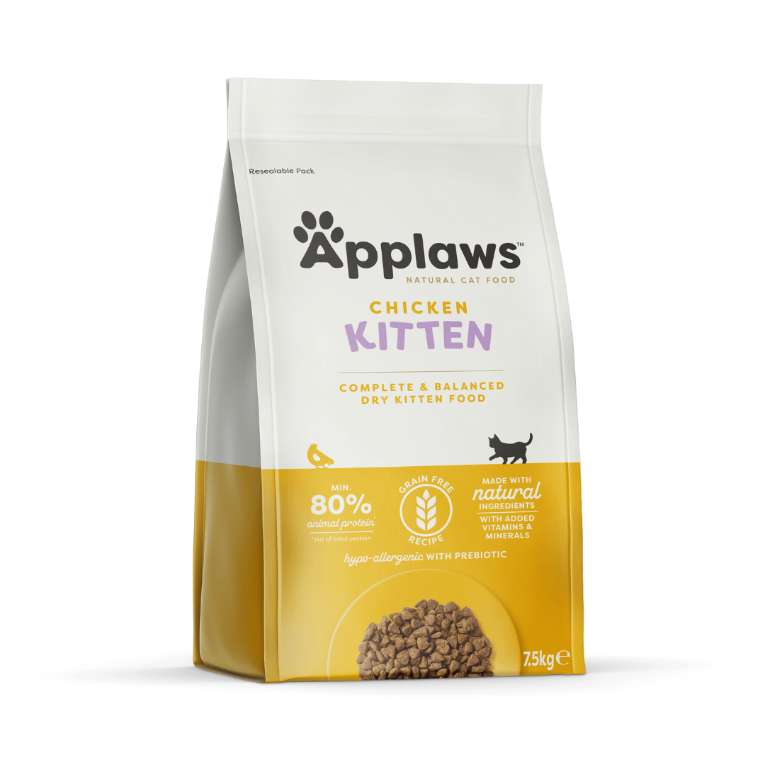 APPLAWS Hrana Uscata cu Pui pentru Pisoi, Junior, Fara Cereale, 2kg / 7.5kg