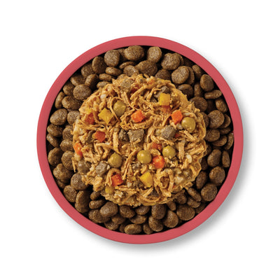 APPLAWS Taste Toppers Conserva, Hrana Umeda Complementara pentru Caini Adulti, cu Piept de Pui, Ficat de Vita si Legume in Supa, 100% Natural, 156g