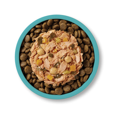 APPLAWS Taste Toppers Plic, Hrana Umeda Complementara pentru Caini Adulti, cu File de Ton, Dovleac, Naut si Varza Kale in Supa, Fara Cereale, 100% Natural, 85g