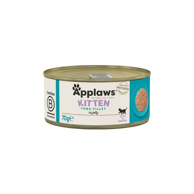 APPLAWS Conserva, Hrana Umeda pentru Pisoi, Junior, cu File de Ton, 100% Natural, 70g
