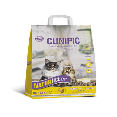 Asternut Igienic Natural Cunipic Naturlitter, Pelete din Lemn de Pin, 10L