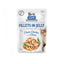Brit Care Fillets in Jelly Choice Chicken, Hrana Umeda pentru Pisici Adult, Fileuri de Pui cu Branza, Morcov si Rozmarin, Fara Cereale, 85g