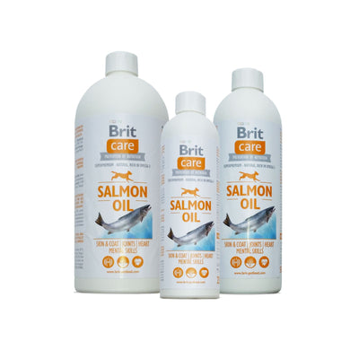 Brit Care Ulei de Somon, Supliment Alimentar pentru Caini si Pisici, Omega 3 si 6, 250ml / 500ml / 1L