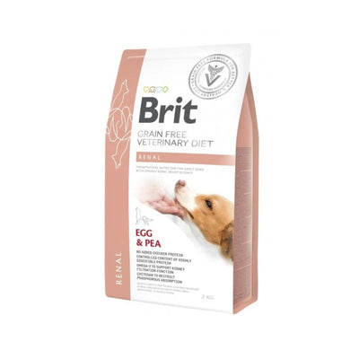 Brit Veterinary Diet Renal, Hrana Uscata pentru Caini, Sustinerea Functiei Renale, cu Oua si Mazare, 2kg / 12kg