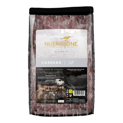 BARF 100% carne de miel pentru câini și pisici – Nutricione, 1 kg